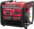 PowerSmart 4400-Watt Dual Fuel Portable Inverter Generator, PowerSmart Gas Powered, CO-Sensor, Lightweight & Quiet for Home Use and Emergency Backup, Camping, EPA Compliant