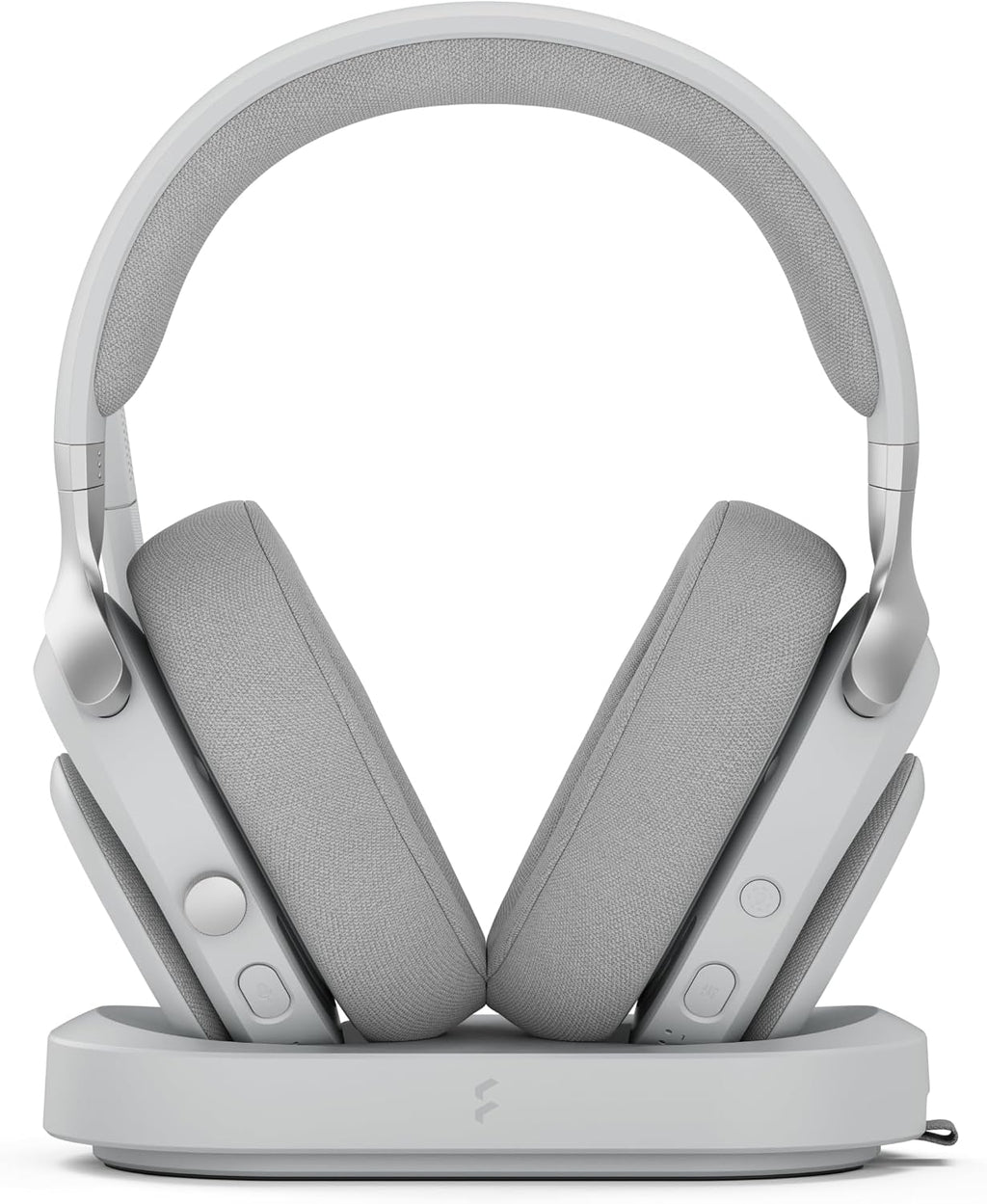 Fractal Design Scape Light - Wireless PC Gaming Headset - Detachable Flip-to-Mute Microphone with Noise Cancellation - Battery Life Up to 40 Hours - Configurable Ambient Lighting - Gray