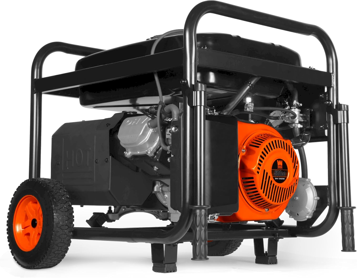 WEN 14500-Watt 120V/240V Tri-Fuel Generator, Transfer-Switch Ready with Electric Start and Wheel Kit (TF1450)