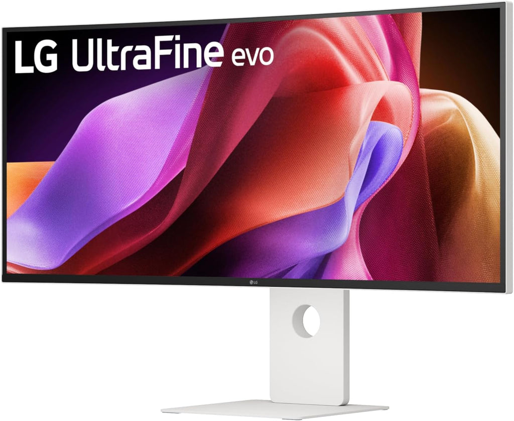 LG 40U990A-W 40-inch Ultrafine evo 5K2K WUHD (5120 x 2160) Nano IPS Curved Monitor, Thunderbolt 5, DisplayHDR 600, Built-in Speaker, 120Hz, HDMI 2.1, DP 2.1, USB C, Tilt/Height/Swivel Stand, White
