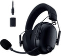 Razer BlackShark V3 Wireless Gaming Headset for PC: 50mm Drivers - Super Wideband Mic - 2.4 GHz, Bluetooth, USB - Works with Mac, PS5, Nintendo Switch, Smartphone - 70 Hr Battery - Black (Renewed)