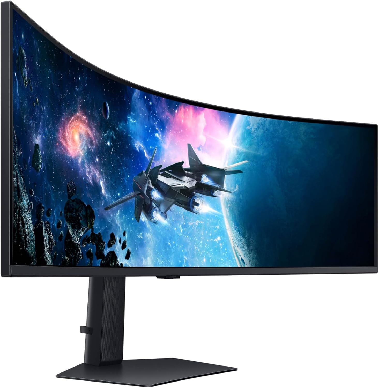 Samsung 49' Odyssey G9 Series DQHD 1000R Curved Gaming Monitor, 1ms(GtG), VESA DisplayHDR 1000, 240Hz, AMD FreeSync Premium Pro, Height Adjustable Stand, Ultrawide Screen, LS49CG954ENXZA, 2024