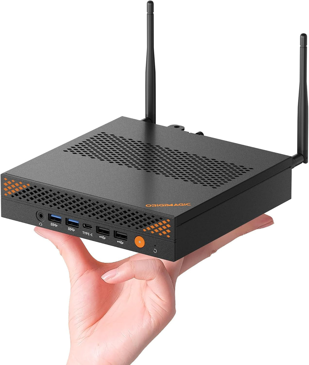 A2 Mini PC, Intel Core i9 13900HK(14C/20T, Up to 5.4GHz) Mini Desktop Computers 32GB DDR5 RAM 1TB SSD, Dual LAN, 9X USB Ports, VGA Ports, Quad Display, WiFi 6, BT 5.2