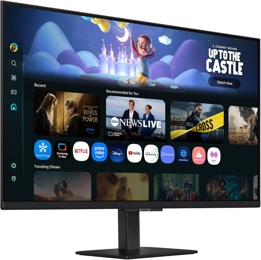 Samsung 32-Inch M5 (M50F) Series FHD Smart Monitor with Streaming TV, Speakers, HDR10, Gaming Hub, Multiple Ports, Workout Tracker, Vision Accessibility Tools, Black, LS32FM502ENXZA