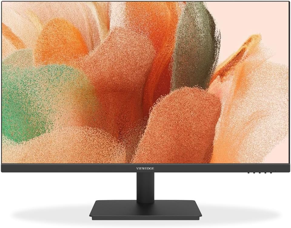 Viewedge 27 inch Monitor 2560 x 1440p 75hz IPS Computer Monitor QHD with HDMI, DP and Wall Mountable | Eye Protection 2K Monitor for Working and Gaming