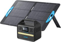 Anker 521 Portable Power Station Upgraded with LiFePO4 Battery, 256Wh 6-Port PowerHouse, 300W (Peak 600W) Solar Generator with 100W Solar Panel, 2 AC Outlets, 60W USB-C PD Output, Outdoor Generator