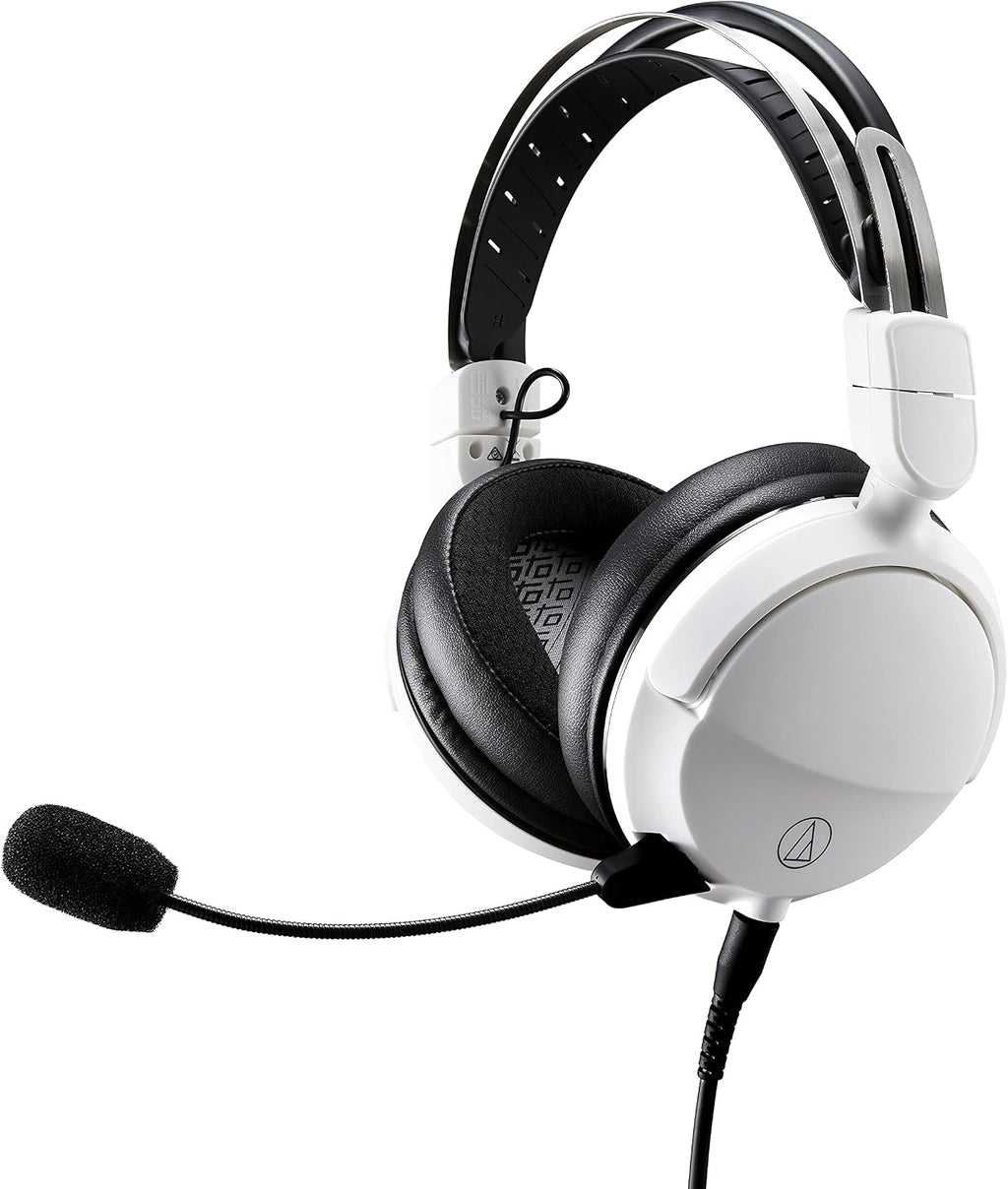 Audio-Technica ATH-GL3WH Closed-Back Gaming Headset, White