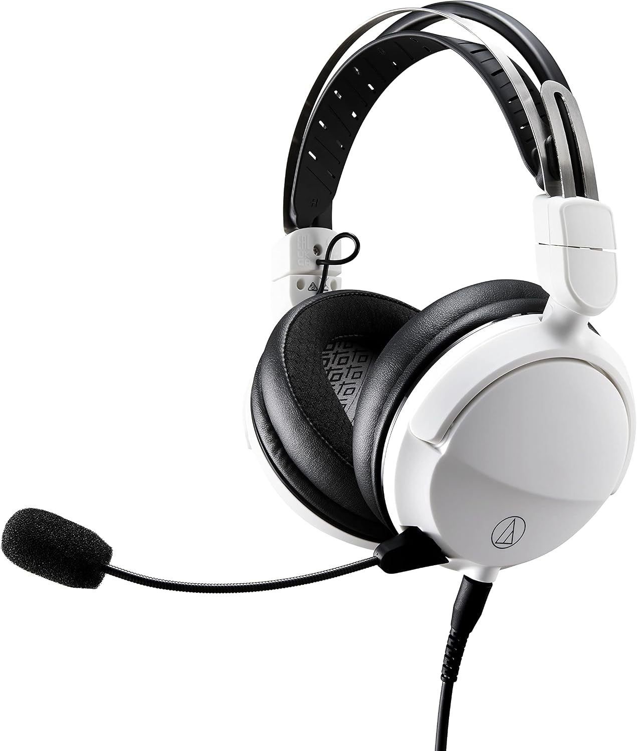 Audio-Technica ATH-GL3WH Closed-Back Gaming Headset, White