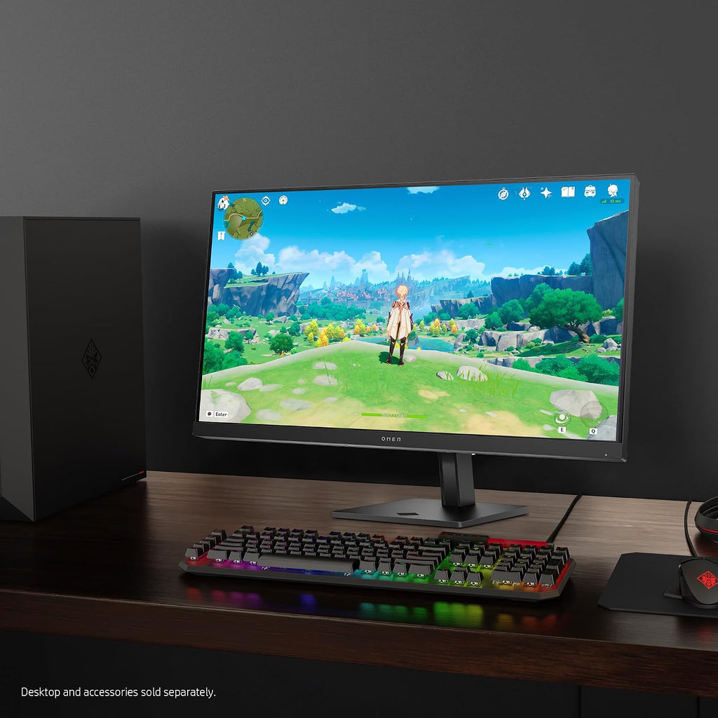 HP OMEN 32q QHD 165Hz Gaming Monitor, QHD Display (2560 x 1440), IPS Panel, 99% sRGB, 95% DCI-P3, 16:9, AMD FreeSync Premium Technology, 32q (2023)