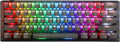 Ducky One 3 Mini Aura Clear Black 60% Hotswap RGB LED Double Shot PBT Mechanical Keyboard Kailh Jellyfish Linear