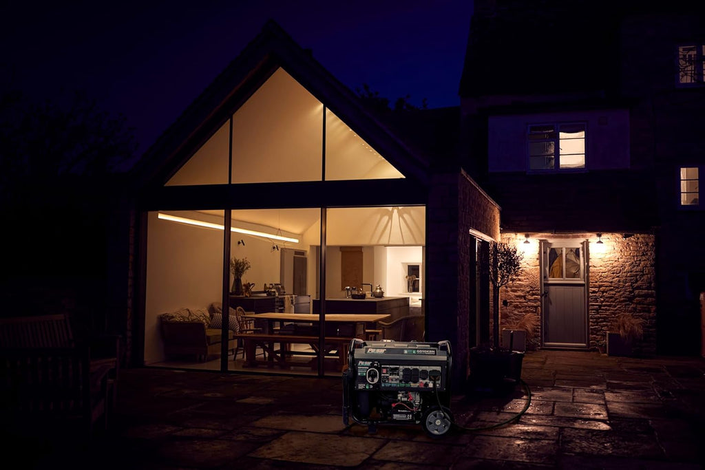 Pulsar GD10KBN 10500W Dual Fuel Home Backup Portable Inverter Generator with Wheel Kit and Electric Start RV Ready