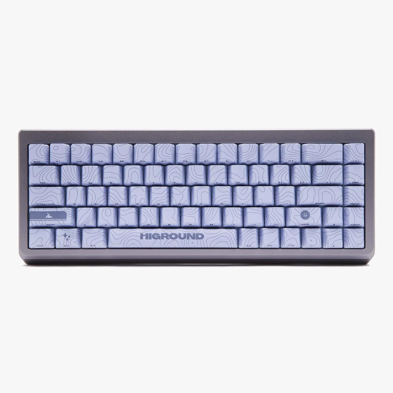 Higround Summit 2.0 Slate 65% Mechanical USB Wired Gaming Keyboard, Dreamland Linear Switches, Programable RGB, Hot-Swappable, Deep Thock Creamy Sounding PC Keyboard