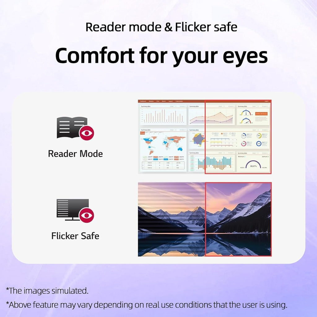 LG 24 inch FHD (1920 x 1080) IPS Computer Monitor, 120Hz, 5ms MBR, HDR10, Dynamic Action Sync, 99% sRGB, VGA, HDMI, Reader Mode, Flicker Safe, Virtually Borderless Design, Tilt Adjustable, Black