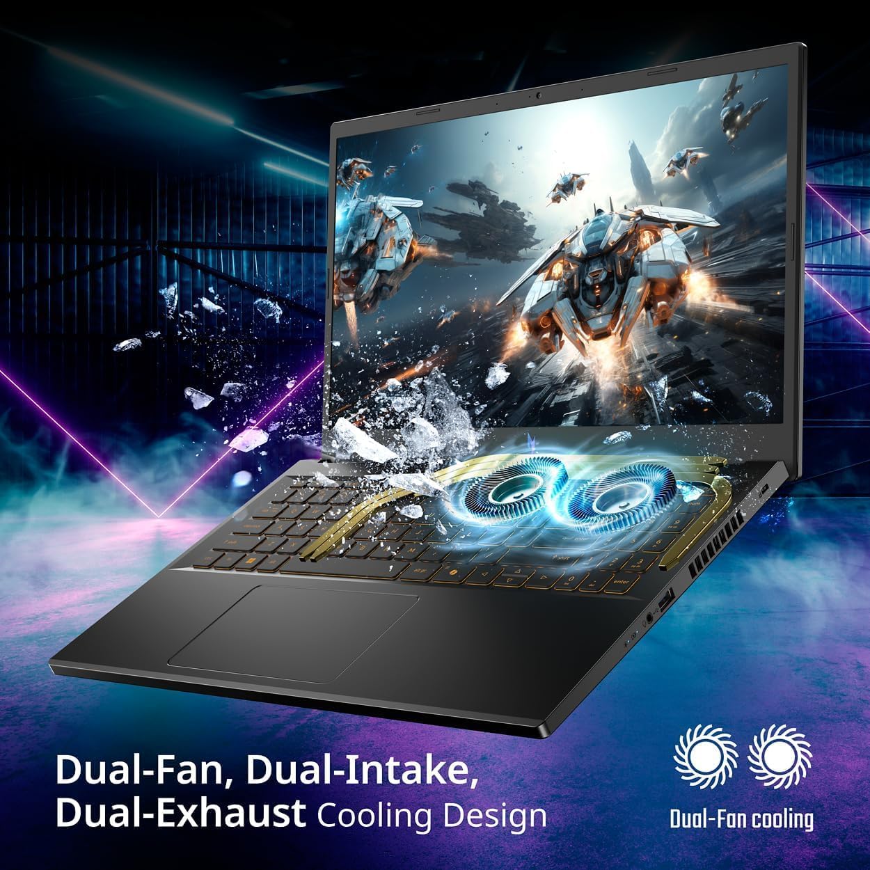 Acer Nitro V 15.6' Gaming Laptop，FHD IPS 165Hz Display, Intel Core i7-13620H, NVIDIA GeForce RTX 5050，Windows 11 Home，with Mouse Pad (16GB RAM | 1TB PCIe SSD)
