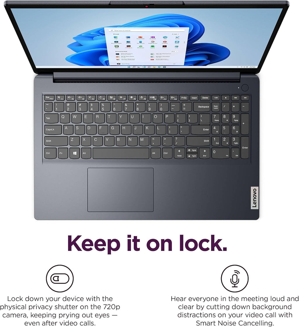Lenovo IdeaPad 1i 15.6' FHD Touchscreen Laptop (Intel Core i5-1334U (> i7-1255U), 16GB, 512GB SSD), for Home, Student, Business, Webcam w/ Shutter, Slim,10-Hr Long Battery Life, Wi-Fi 6, Win 11 Home