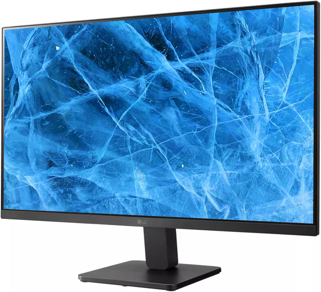 LG 27' FHD (1920 x 1080) IPS 100Hz Monitor, sRGB 99%, AMD FreeSync, Flicker Safe, 3-Side Borderless, Anti-Glare, Reader Mode, OnScreen Control, HDMI & VGA, VESA Mount, Tilt Adjustable, Black