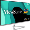 ViewSonic VX3276-MHD 32 Inch 1080p Monitor, IPS with Screen Split Capability and Eye Care Technology for Home and Office Entertainment, Ultra-Thin Bezels, DisplayPort, and HDMI Inputs