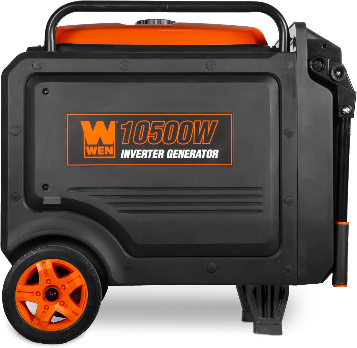 WEN 10,500-Watt 120V/240V Tri-Fuel Inverter Generator with Quiet 457cc Engine, Electric Start, Wheel Kit, and CO Watchdog, Gas, Propane, and Natural Gas Powered (TF1050iX)