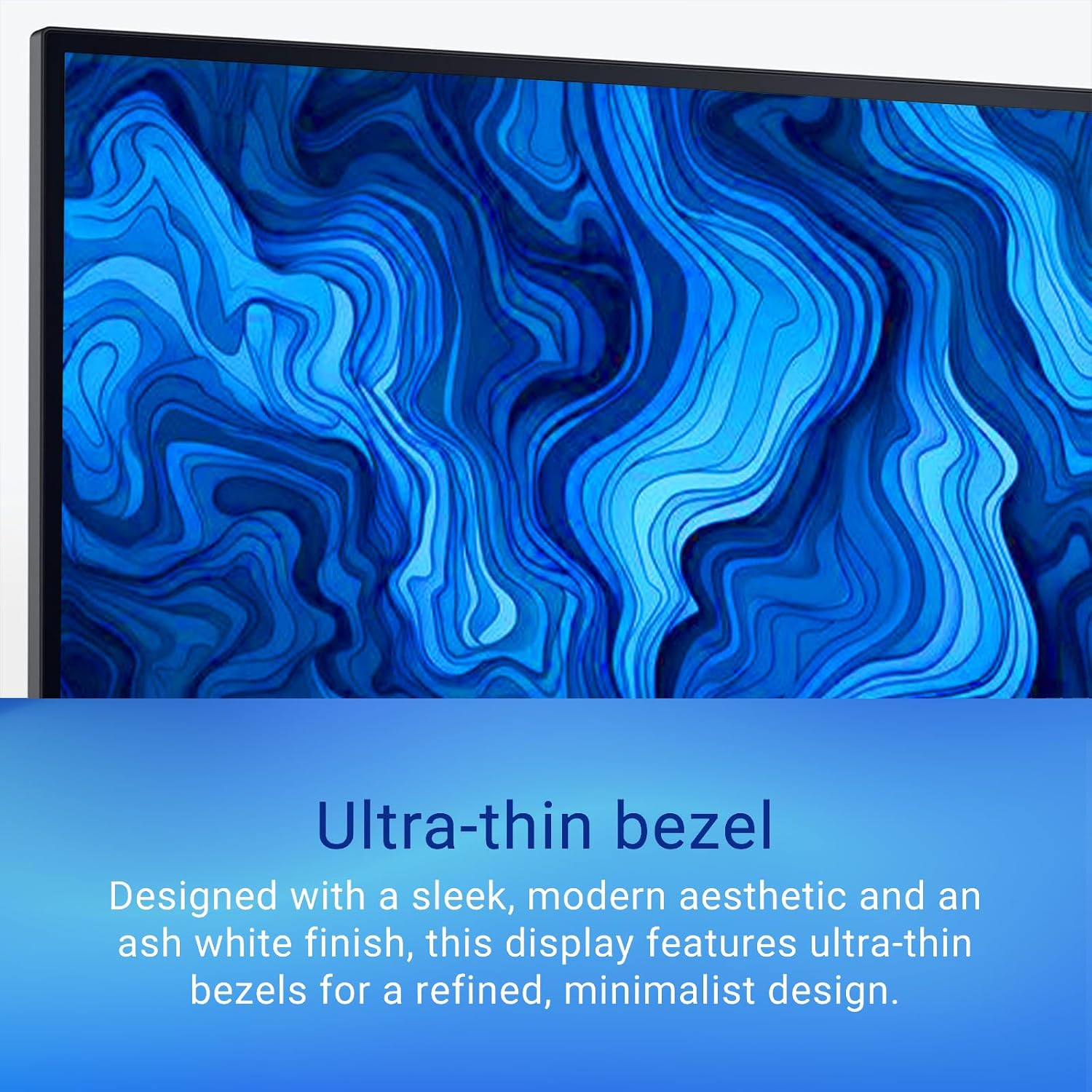 Dell S27 Series 27' 4K Monitor (3840 x 2160) 120Hz, 1500:1 Contrast Ratio, AMD FreeSync Premium, sRGB 99%, Integrated 2x5W Speaker, Height/Tilt/Swivel/Pivot DisplayPort/HDMI - Ash White