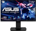 ASUS (VG246H 23.8' 1080P Gaming Monitor - Full HD, IPS, 75Hz, 1ms, FreeSync, Extreme Low Motion Blur, Low Blue Light, Flicker Free, VESA Mountable, HDMI, VGA, Height Adjustable, 12.8'x21.3'x2',Black