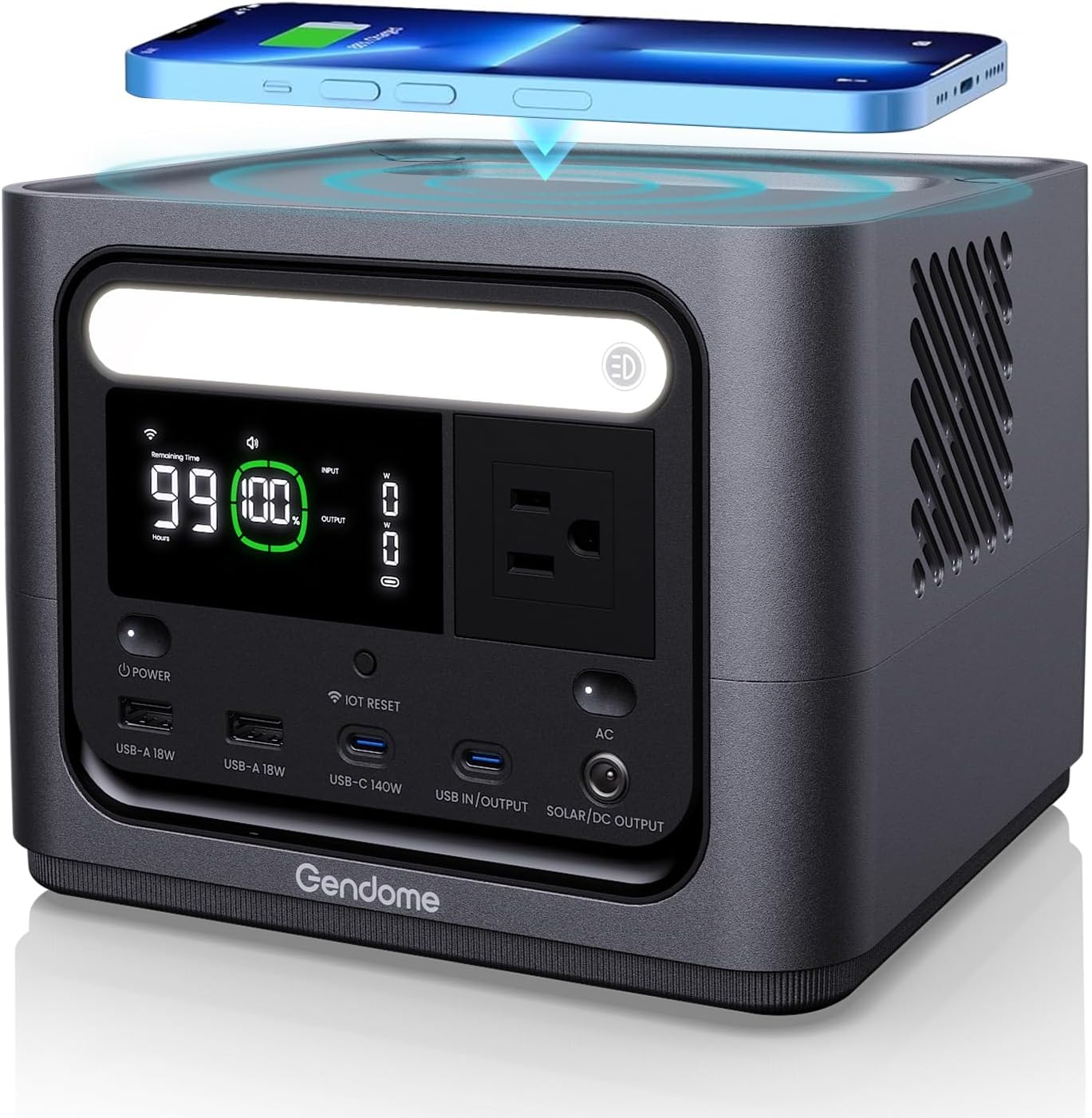 Go 300 Portable Power Station, 288Wh LiFePO4 Battery with 300W AC Outlet, Dual 140W USB-C Ports PD 3.1 Fast Charging, Solar Generator for Home Backup, Outdoor Camping, Travel, and Emergencies