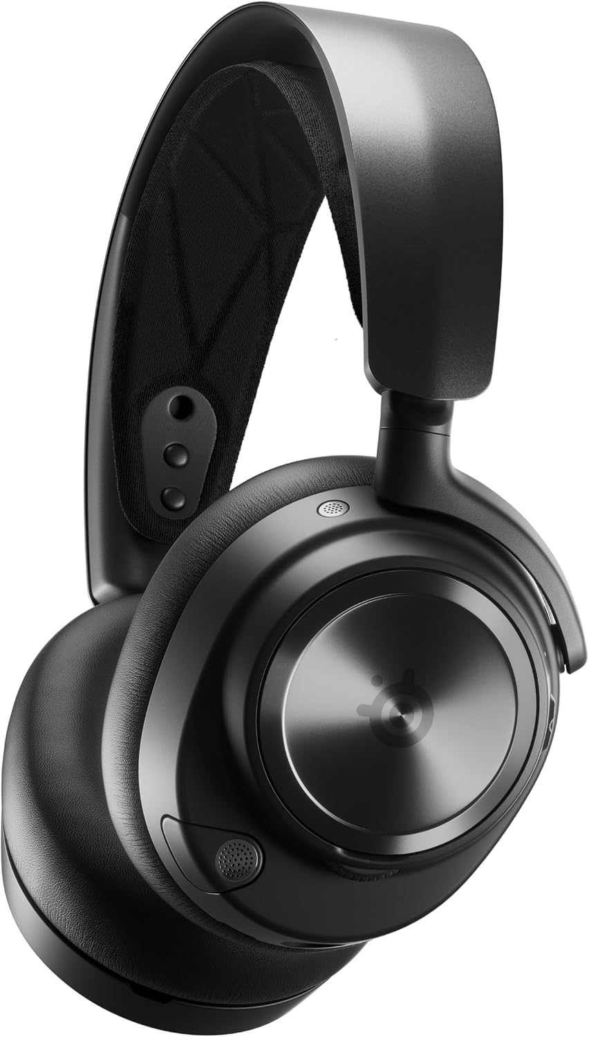 SteelSeries Arctis Nova Pro Wireless 61520 Gaming Headphones, Wireless, Sealed, High Resolution Active Noise Canceling, Compatible with PC, PS5, PS4, Switch, Hi-Fi Sound, Black, Adjustable