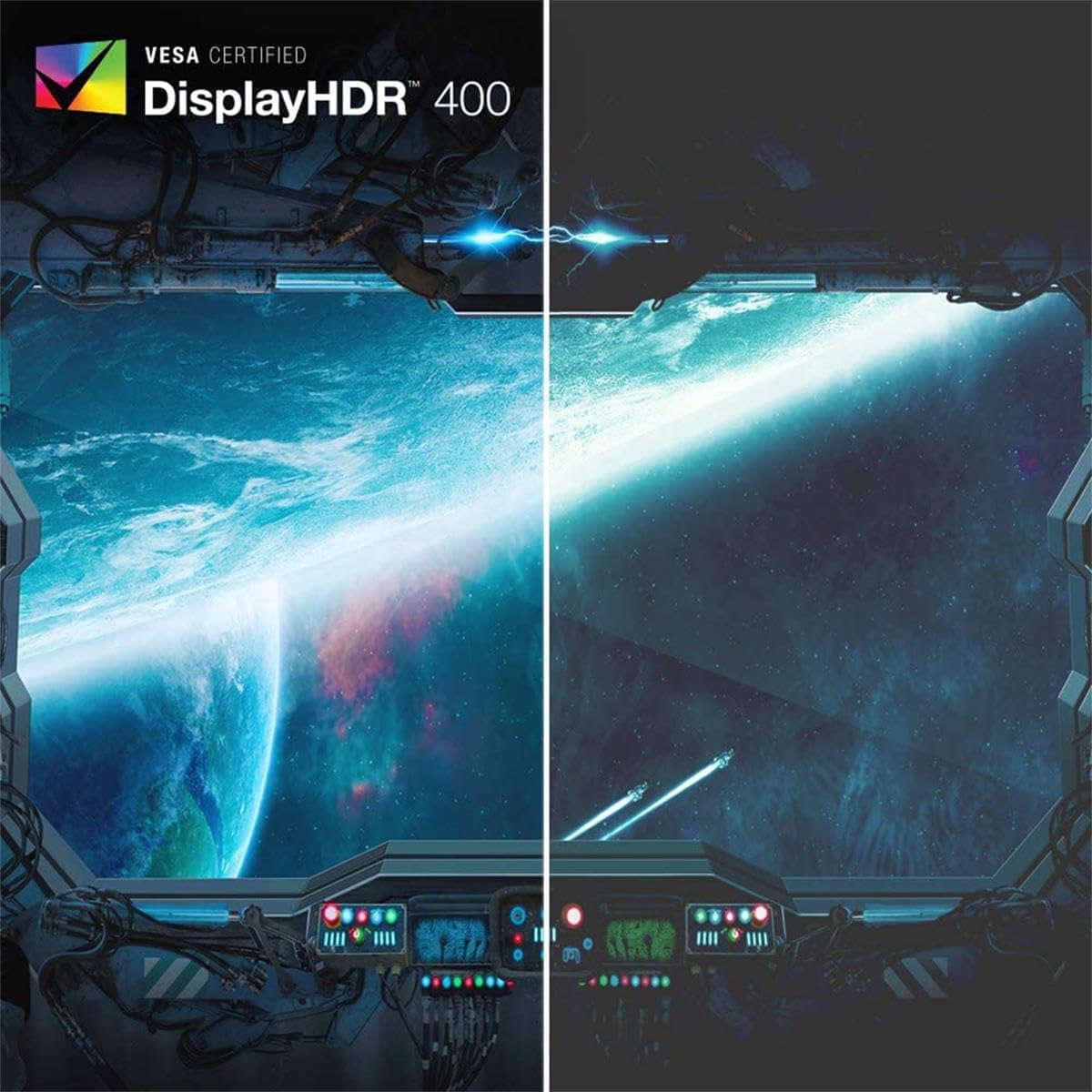 acer Nitro XV272U Vbmiiprx 27' Zero-Frame WQHD 2560 x 1440 Gaming Monitor | AMD FreeSync Premium Agile-Splendor IPS Overclock to 170Hz Up 0.5ms 95% DCI-P3 1 Display Port & 2 HDMI 2.0