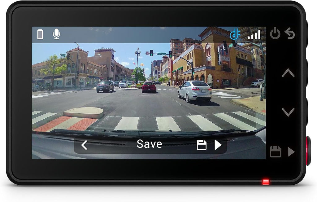 Garmin Dash Cam™ X210, Compact 1440p HD Dash Cam with a 140-degree Field of View, Built in Clarity™ Polarizer, Voice Controlled, GPS, 2.4' Display, Automatic Recording