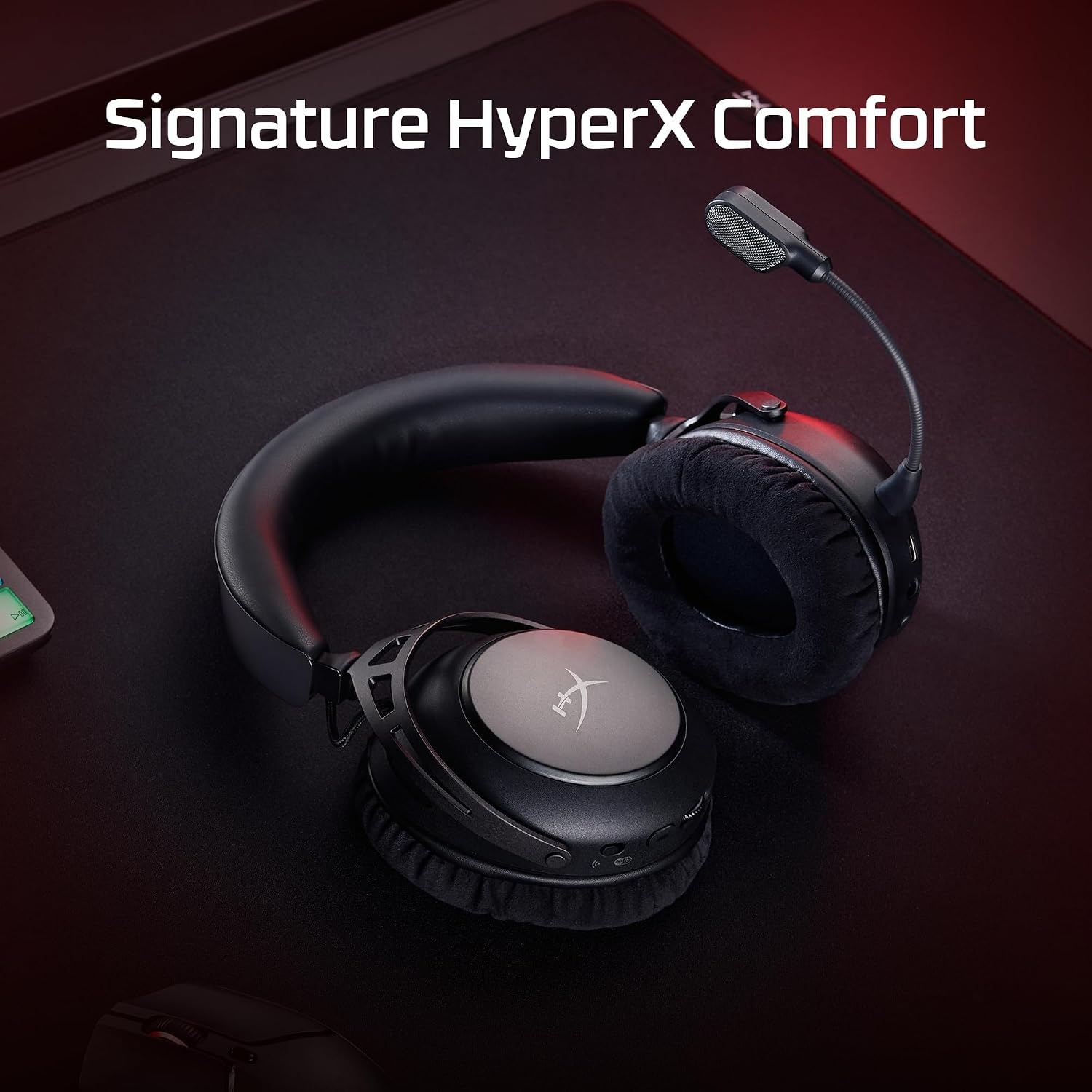 HyperX Cloud Alpha 2 – Wireless Gaming Headset with 53mm Dual-Chamber Drivers and up to 250 Hours Battery Life, RGB Base Station, Simultaneous 2.4GHz & Bluetooth - Black