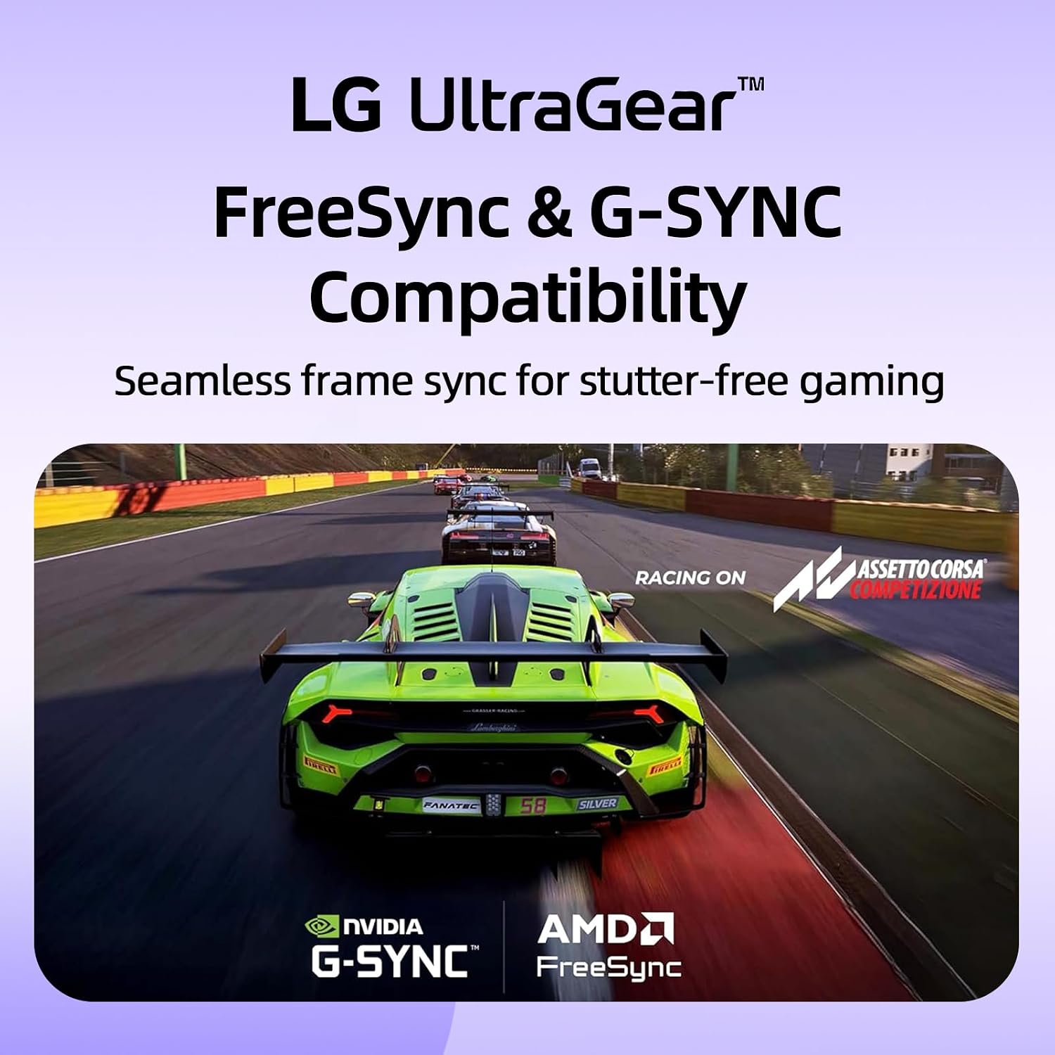 LG 24 inch Ultragear Gaming Monitor, FHD IPS Display, 144Hz Overclock, 1ms MBR, HDR10, 99% sRGB, NVIDIA G-SYNC Compatible & AMD FreeSync, Black Stabilizer, HDMI, DisplayPort, VESA Mountable, Tilt