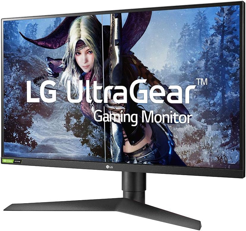 LG 27GL850-B 27 Inch Ultragear QHD Nano IPS 1ms NVIDIA G-Sync Compatible Gaming Monitor, Black