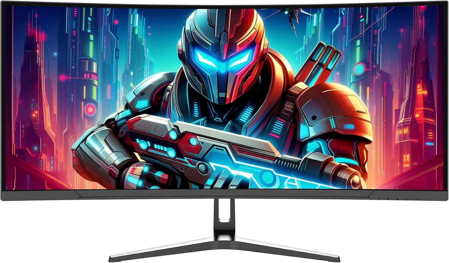 34 Inch Ultrawide Curved Gaming Monitor - WQHD 3440x1440p, 165Hz, 120% sRGB, FreeSync, VESA Mountable (DP&HDMI Cable Incl.) - Immersive PC Monitor for Gamers & Professionals, Black