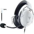 Razer BlackShark V2 X Gaming Headset: 7.1 Surround Sound - 50mm Drivers - Memory Foam Cushion - for PC,Mac,PS4,PS5,Switch - 3.5mm Audio Jack - White,(Pack of 8)