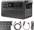 DJI Power 1000 V2 Portable Power Station, Solar Generator with IBCPOWER 100W Foldable Solar Panel, 1024Wh LFP Battery, 2600W Output, MC4 to XT60 Solar Power Cable, Camping, Road Trip, RV