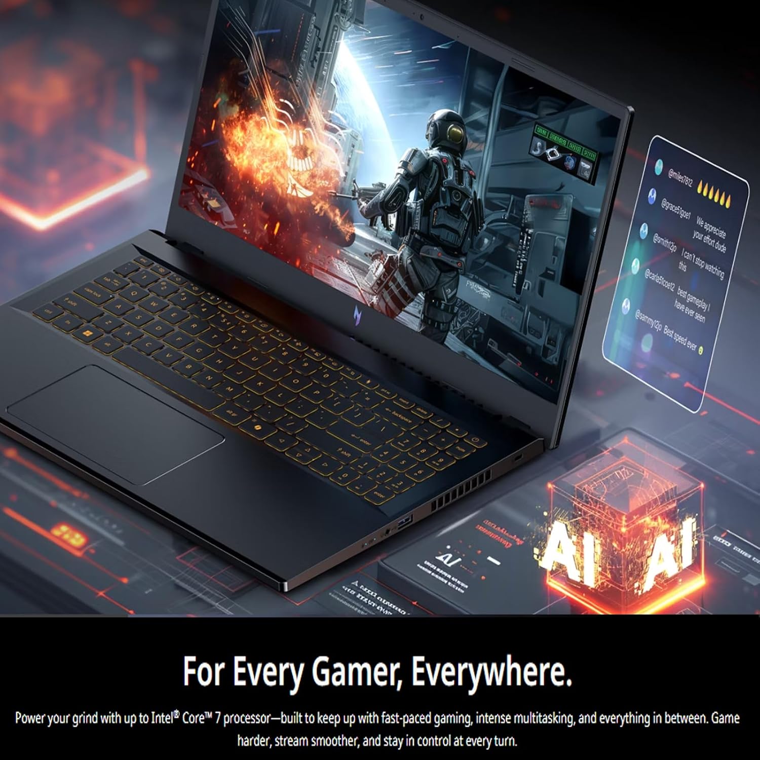 Acer Nitro V 15 Gaming Laptop - Intel 13 Gen Core i9-13900H - GeForce RTX 4060-15.6' 144 Hz IPS Display - 64 GB DDR5-2 TB SSD- Backlit Keyboard - Windows 11 Pro - Microsoft Office Lifetime