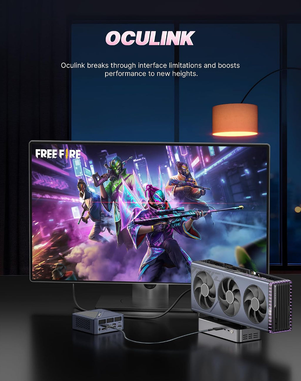 A1 Pro Mini PC Oculink, Ryzen 9 7940HS (Beat 6900HX) Gaming Desktop Computer 11 Pro, Radeon 780M GPU, 32GB DDR5 RAM 1TB PCIe 4.0 SSD, 8K USB 4.0, Triple Display, WiFi 6E, BT5.2, 2.5 GbE LAN