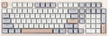 EPOMAKER Galaxy100 QMK/VIA Wireless Gaming Keyboard, Aluminum Shell, BT/2.4Ghz/USB-C, Pre-Lubed Hot-Swappable Linear Switches, NKRO, RGB Backlit (Creamy White, Marble White Switch)