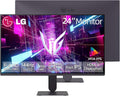 LG 24 inch Ultragear Gaming Monitor, FHD IPS Display, 144Hz Overclock, 1ms MBR, HDR10, 99% sRGB, NVIDIA G-SYNC Compatible & AMD FreeSync, Black Stabilizer, HDMI, DisplayPort, VESA Mountable, Tilt