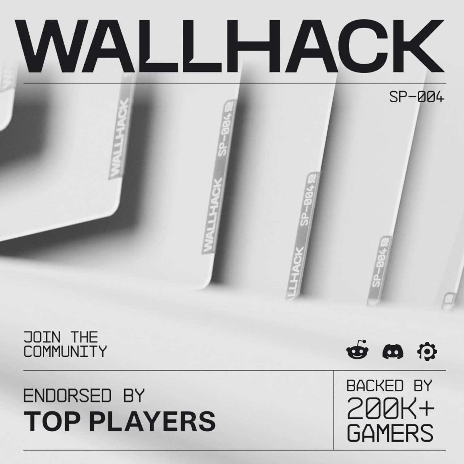 Wallhack 4.0 Glass Gaming MousePad - Professional Esport Mouse Mat with Specialty Surface for Top Speed and Control, Large Tempered Glasspad with Full Silicone Base - (SkyPAD White,XL 16.92' x 19.29')