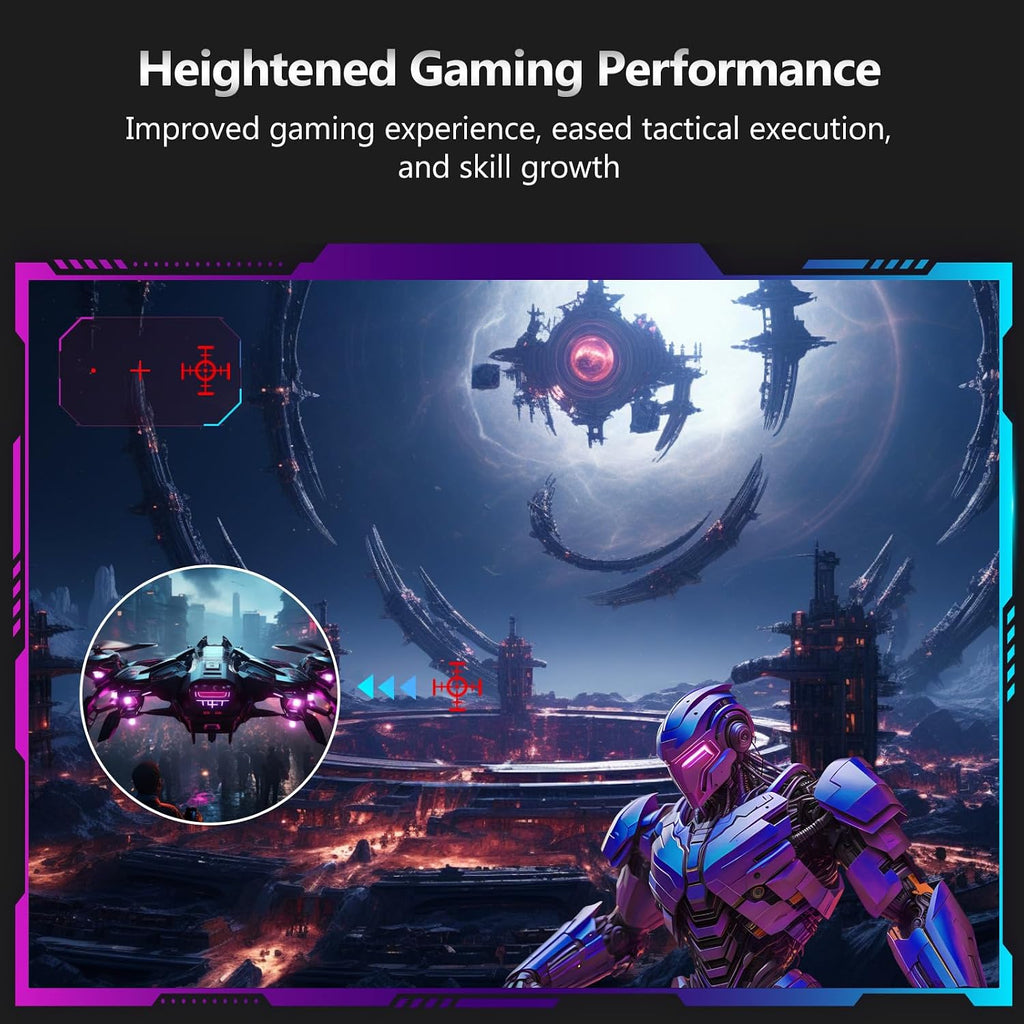 Z-Edge 24 inch Gaming Monitor, 200Hz 165Hz Curved 1650R Computer Monitor, FHD 1080P, Ultra-Fast MPRT 1ms Curved Monitor, 300nits, 16.7M Colors, UG24 1X DP 1.4 Port and 1X 2.0 HDMI Port