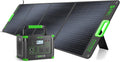 EBL 1000W Portable Power Station (Peak 2000W) with 200W Portable Solar Panel 23.5% High Efficiency Solar Panel, EBL 999Wh Solar Generator Kit for Camping, RV, Home Backup, Outdoor Adventures