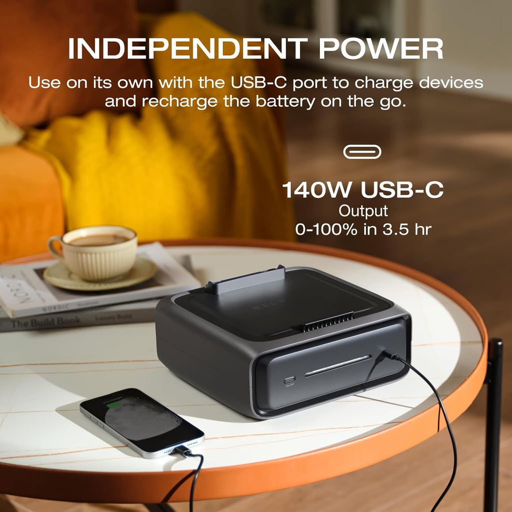 EF ECOFLOW Portable Power Station River 3 Plus with EB300 Extra Battery, Expand Capacity from 286Wh to 572Wh, 3 Up to 1200W AC Outlets, <10 MS UPS, <30 dB Quiet, River 3 Max LiFePO4 Battery