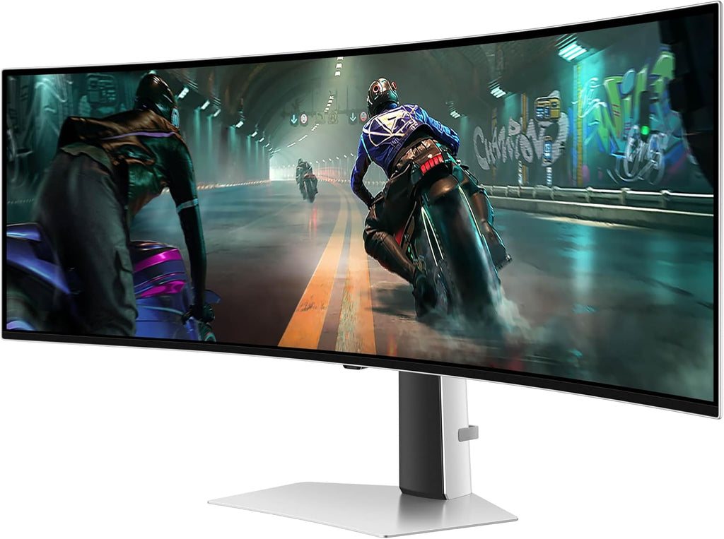 Samsung 49' Odyssey OLED G9 (G91SD) Dual QHD QD-OLED G-Sync Compatible Curved Gaming Monitor, 144Hz, 0.03ms, AMD FreeSync Premium Pro, Ergonomic Stand, 3 Year Warranty, LS49DG910SNXZA