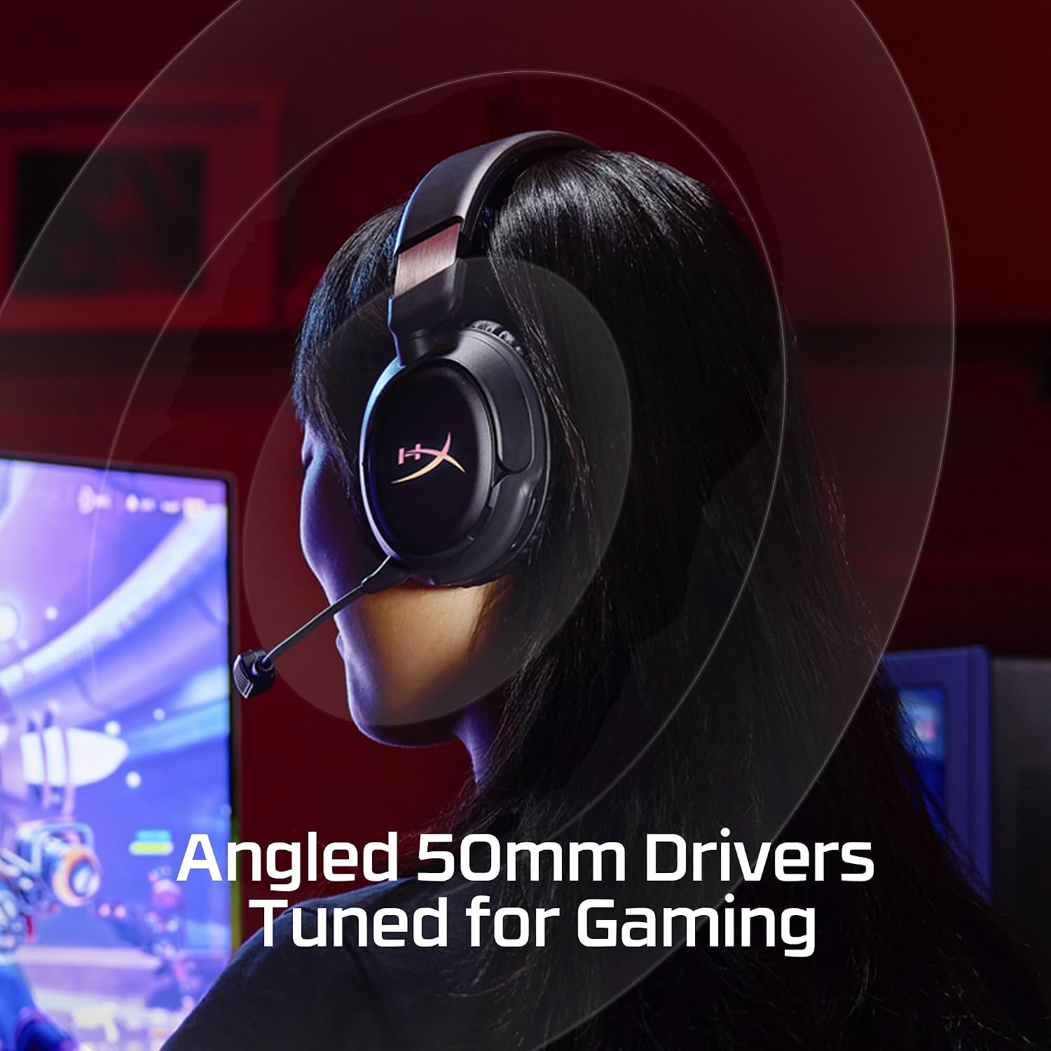 HyperX Cloud Flight 2 – Wireless Gaming Headset, Customizable RGB Lighting with Removable Earcup Plates, up to 100 Hours of Battery Life, 2.4GHz & Bluetooth, Multi-Platform Compatibility - White