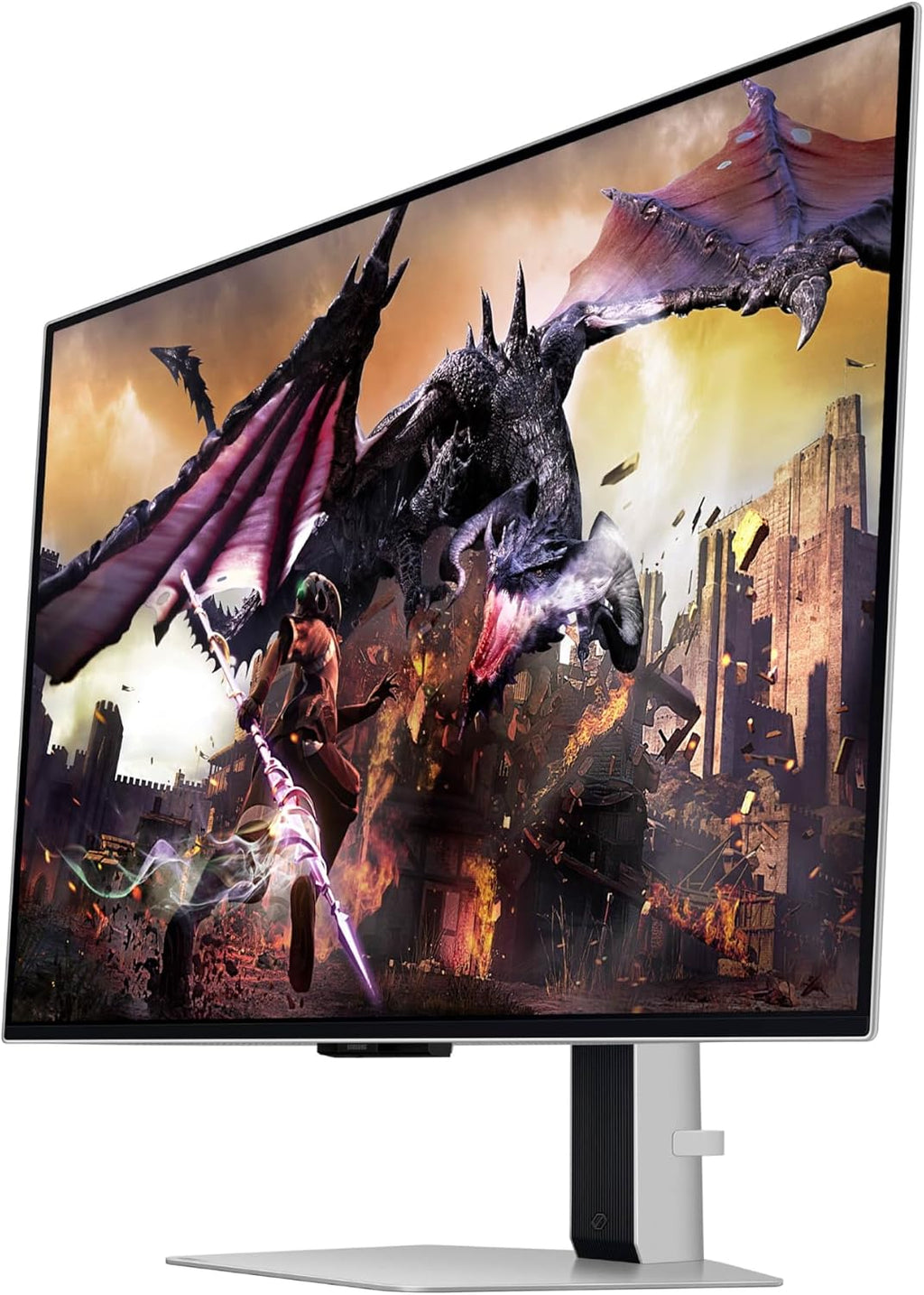 Samsung 32' Odyssey OLED G8 (G80SD) Series 4K UHD Smart Gaming Monitor w QD-OLED, 240Hz 0.03ms, G-Sync Compatible, Glare-Free Display, Sleek Metal Design, LS32DG800SNXZA, 3 Yr Warranty