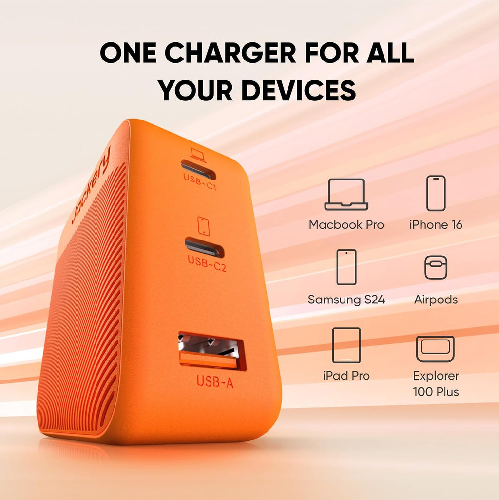 Jackery Portable Power Station Explorer 300 and 102W Fast Charger, 292Wh Backup LiFePO4 Battery, Solar Generator for Outdoors Camping Travel Hunting Blackout (Solar Panel Optional)