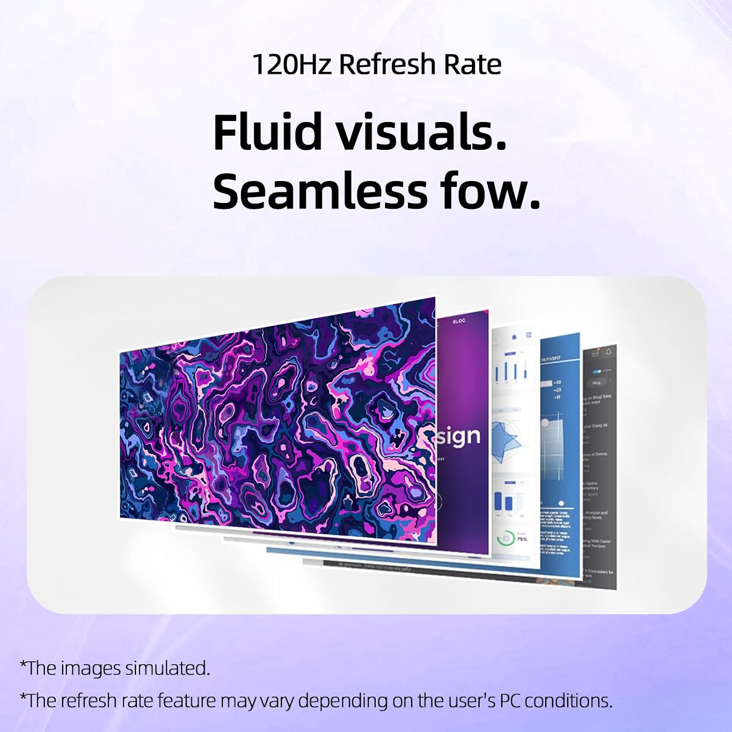 LG 24 inch FHD (1920 x 1080) IPS Computer Monitor, 120Hz, 5ms MBR, HDR10, Dynamic Action Sync, 99% sRGB, VGA, HDMI, Reader Mode, Flicker Safe, Virtually Borderless Design, Tilt Adjustable, Black