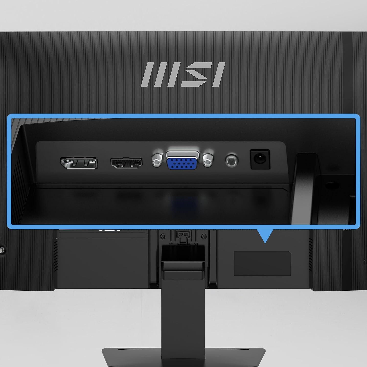 msi PRO MP273 E14A 27-inch IPS 1920 x 1080 (FHD) Gaming Office Monitor, 144Hz, Free-Sync, HDMI, DisplayPort, VGA Port, VESA Mountable, Tilt, Speaker, 4-Side Slim Bezel 1ms, Black