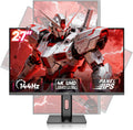 LXZ 27 inch Monitor 4K UHD 144Hz Gaming Monitor – IPS Panel with 1ms MPRT, Supports HDR, 84% NTSC, HDMI 2.1, Height/Tilt/Pivot/Swivel Stand, VESA Compatible, Eye Care – Black