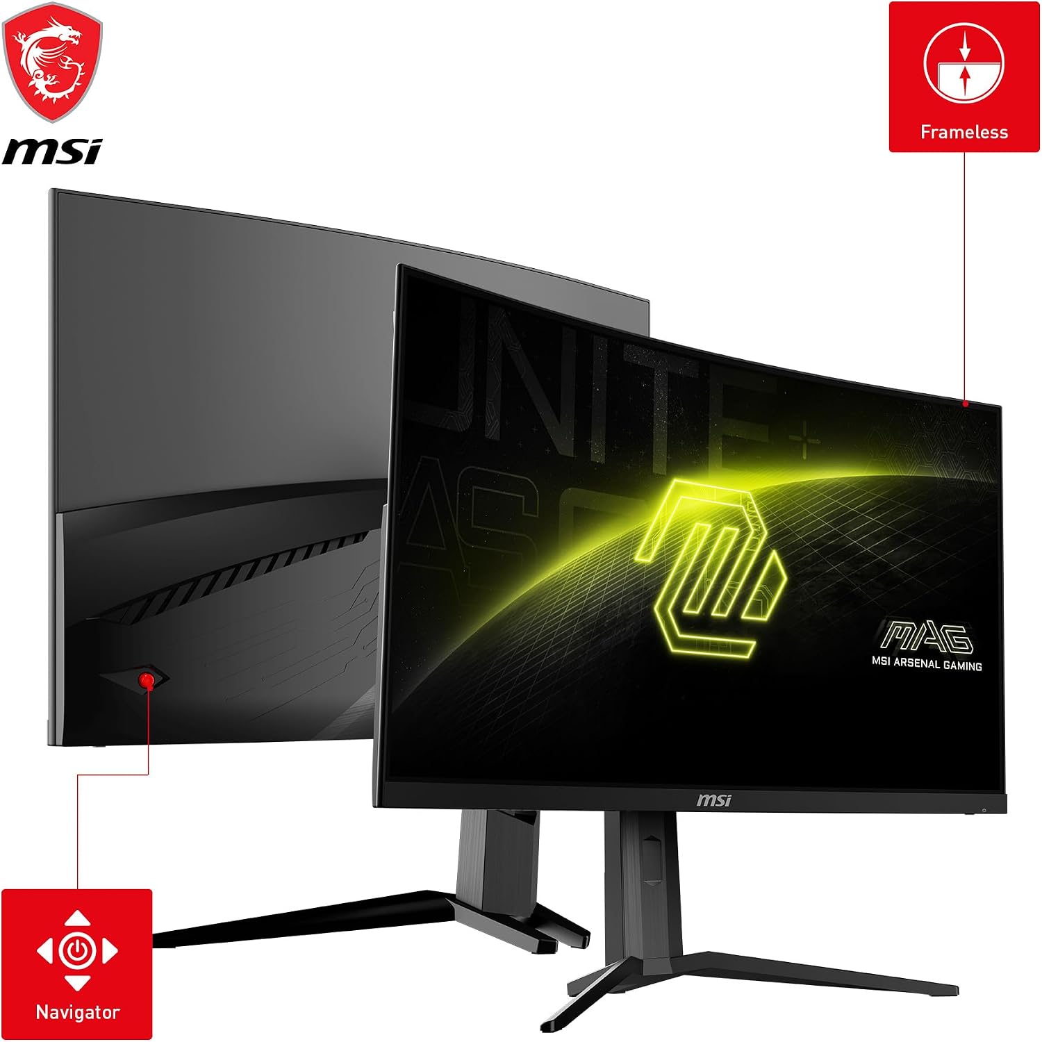 msi MAG321CUP 32-inch 3840 x 2160 (UHD), VA, 4K Gaming Monitor 160Hz, Adaptive Sync, 1ms, HDMI, Display-Port, VESA Mountable, Tilt, Black